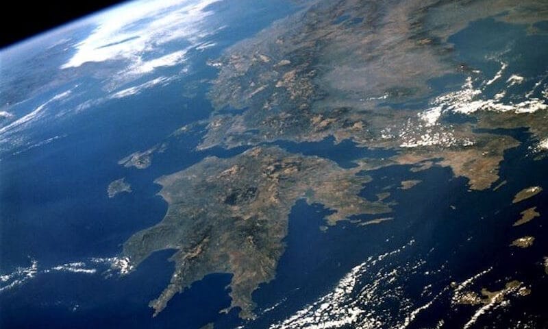 Η Ελλάδα από δορυφόρο